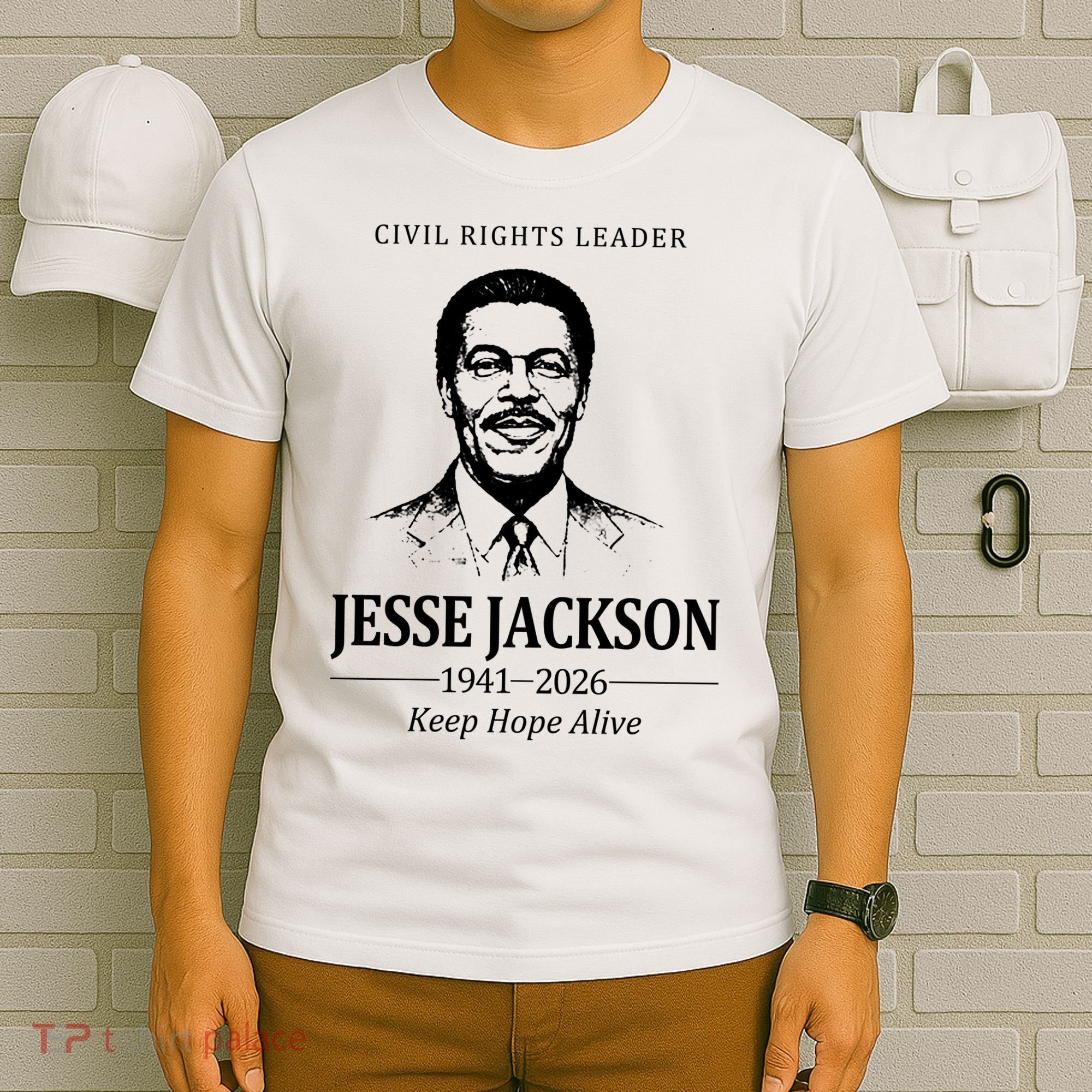Civil Rights Leader Jesse Jackson 1941-2026 Keep Hope Alive T-Shirt