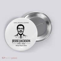 Civil Rights Leader Jesse Jackson 1941-2026 Keep Hope Alive Button thumb 0