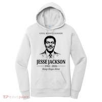 Civil Rights Leader Jesse Jackson 1941-2026 Keep Hope Alive Women's Hoodie thumb 0