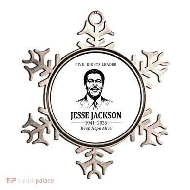 Civil Rights Leader Jesse Jackson 1941-2026 Keep Hope Alive Ornament