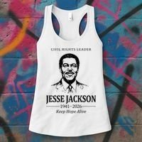 Civil Rights Leader Jesse Jackson 1941-2026 Keep Hope Alive Women's Tank Top thumb 3