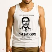 Civil Rights Leader Jesse Jackson 1941-2026 Keep Hope Alive Tank Top thumb 3