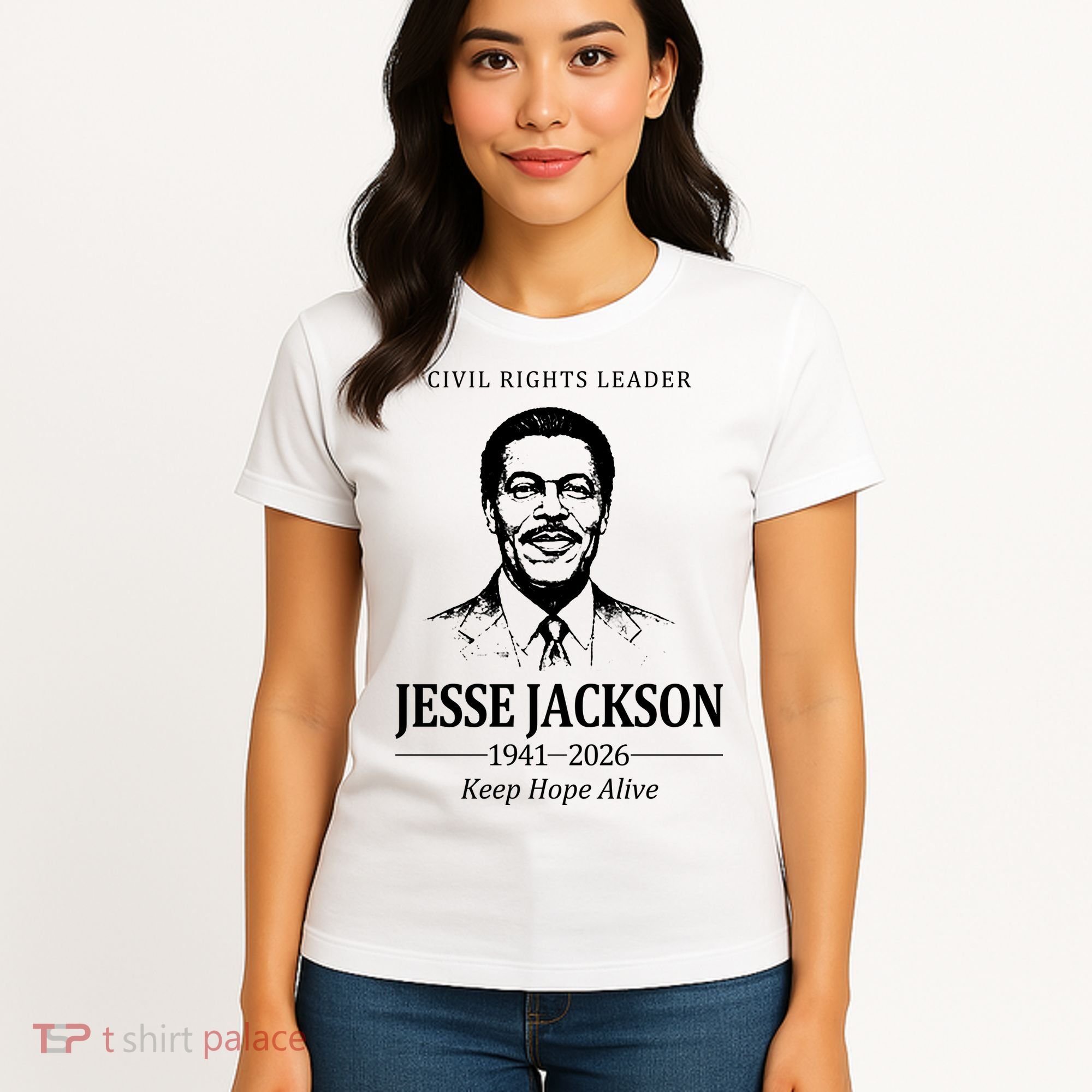 Civil Rights Leader Jesse Jackson 1941-2026 Keep Hope Alive Women's T-Shirt