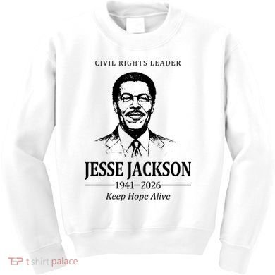 Civil Rights Leader Jesse Jackson 1941-2026 Keep Hope Alive Kids Sweatshirt