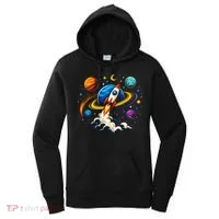 Cute Rocket Launching Into Space Adventure Gift Women's Hoodie thumb 0