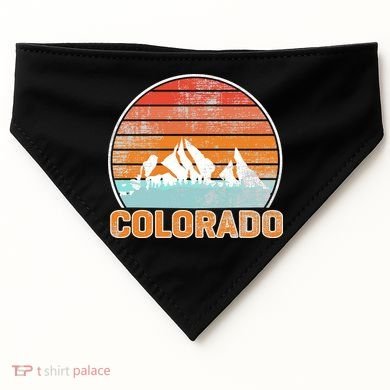 Colorado Retro Look USA-Made Doggie Bandana