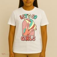 Cute Retro Lets Go Cowgirl Bachelorette Bridesmaids Party T-Shirt thumb 4