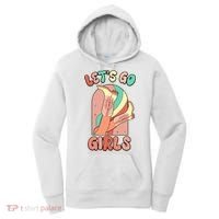 Cute Retro Lets Go Cowgirl Bachelorette Bridesmaids Party Women's Hoodie thumb 0