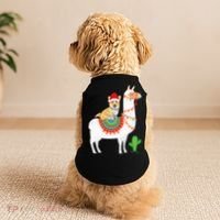 Corgi Riding Llama Christmas Gifts Corgi Xmas Doggie Tank thumb 2