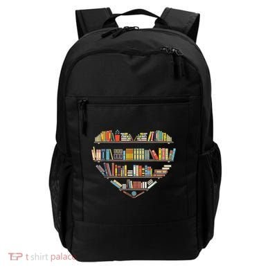 Cute Reading Library Books Lover Heart Librarian Gift Backpack