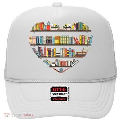 Cute Reading Library Books Lover Heart Librarian Gift Hat