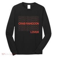 Crab Rangoon Lover Retro Style Logo Version Long Sleeve Shirt thumb 0