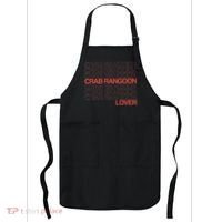 Crab Rangoon Lover Retro Style Logo Version Apron thumb 0