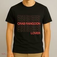 Crab Rangoon Lover Retro Style Logo Version T-Shirt thumb 3
