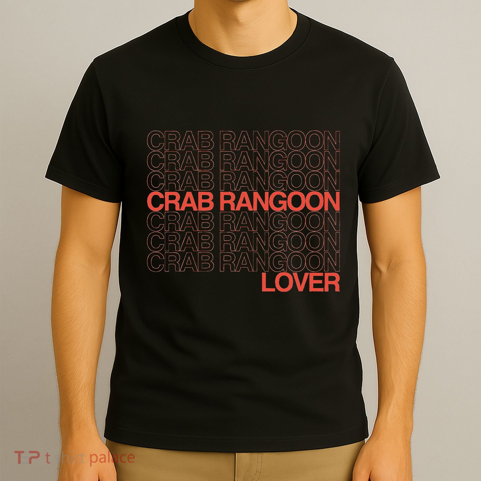 Crab Rangoon Lover Retro Style Logo Version T-Shirt