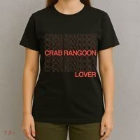 Crab Rangoon Lover Retro Style Logo Version T-Shirt thumb 4