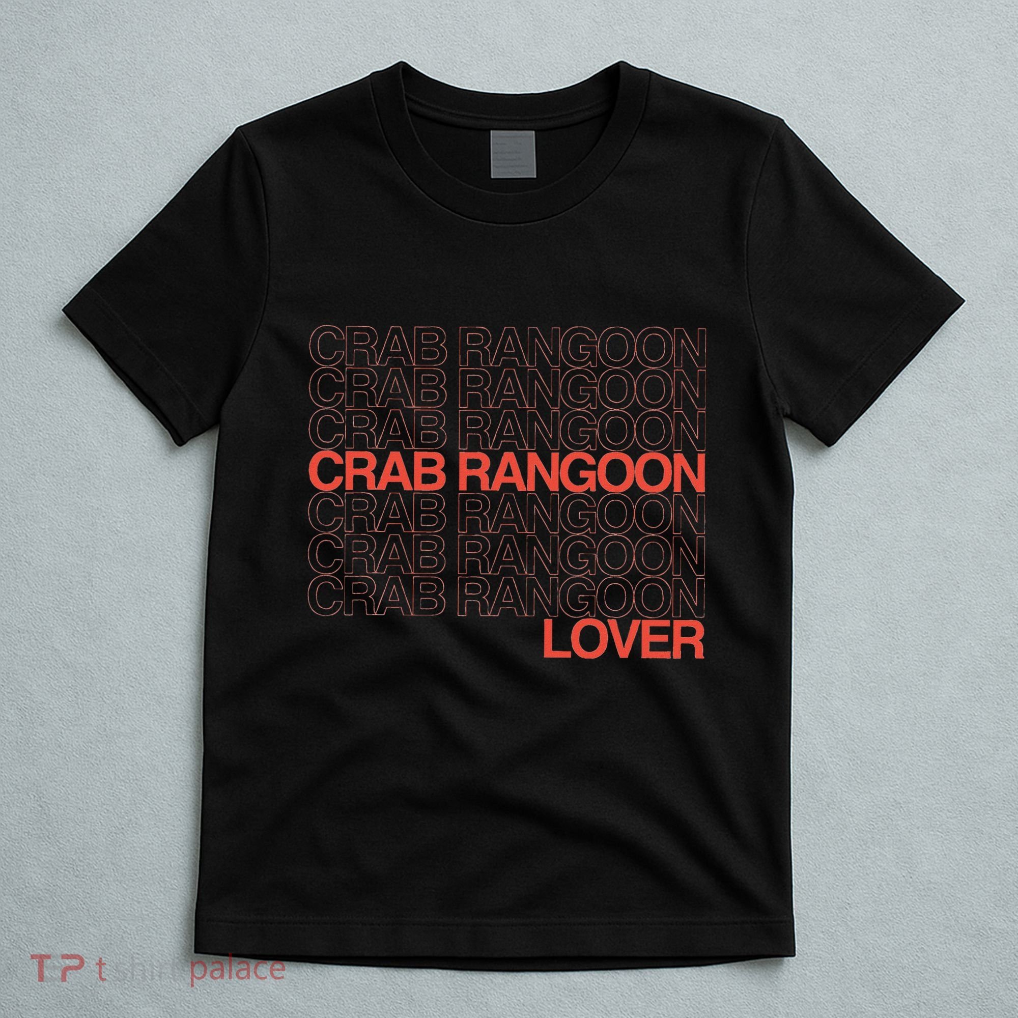 Crab Rangoon Lover Retro Style Logo Version T-Shirt