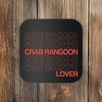 Crab Rangoon Lover Retro Style Logo Version Coaster thumb 0