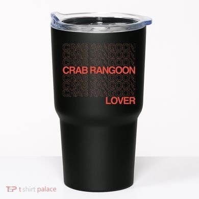 Crab Rangoon Lover Retro Style Logo Version Tumbler
