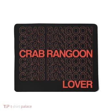 Crab Rangoon Lover Retro Style Logo Version Mousepad