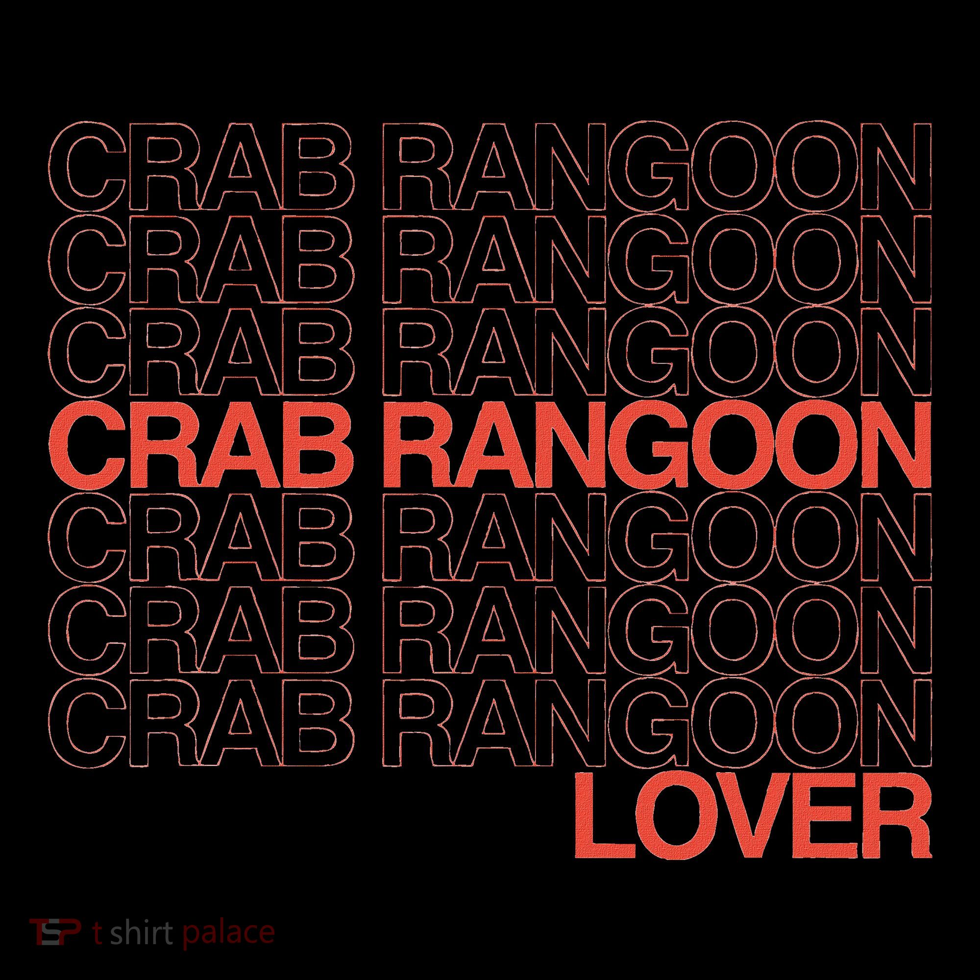 Crab Rangoon Lover Retro Style Logo Version Mousepad