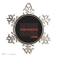 Crab Rangoon Lover Retro Style Logo Version Ornament thumb 0