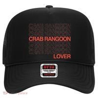 Crab Rangoon Lover Retro Style Logo Version Hat thumb 0