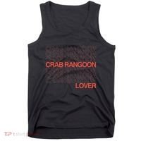 Crab Rangoon Lover Retro Style Logo Version Tank Top thumb 0