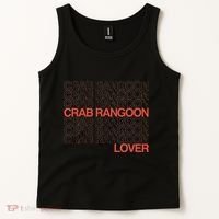 Crab Rangoon Lover Retro Style Logo Version Tank Top thumb 2