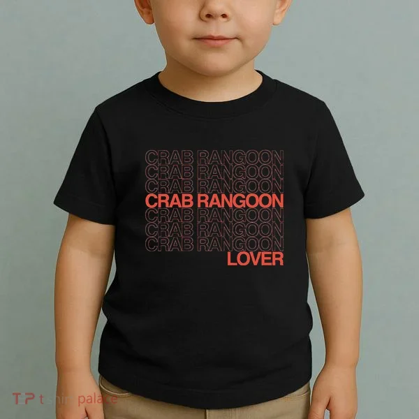 Crab Rangoon Lover Retro Style Logo Version Toddler T-Shirt