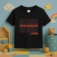 Crab Rangoon Lover Retro Style Logo Version Toddler T-Shirt thumb 3