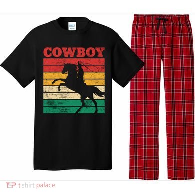 Cow Roping Lasso Riding Horse Lover Cute Gift Pajama Set