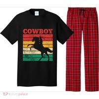 Cow Roping Lasso Riding Horse Lover Cute Gift Pajama Set thumb 0