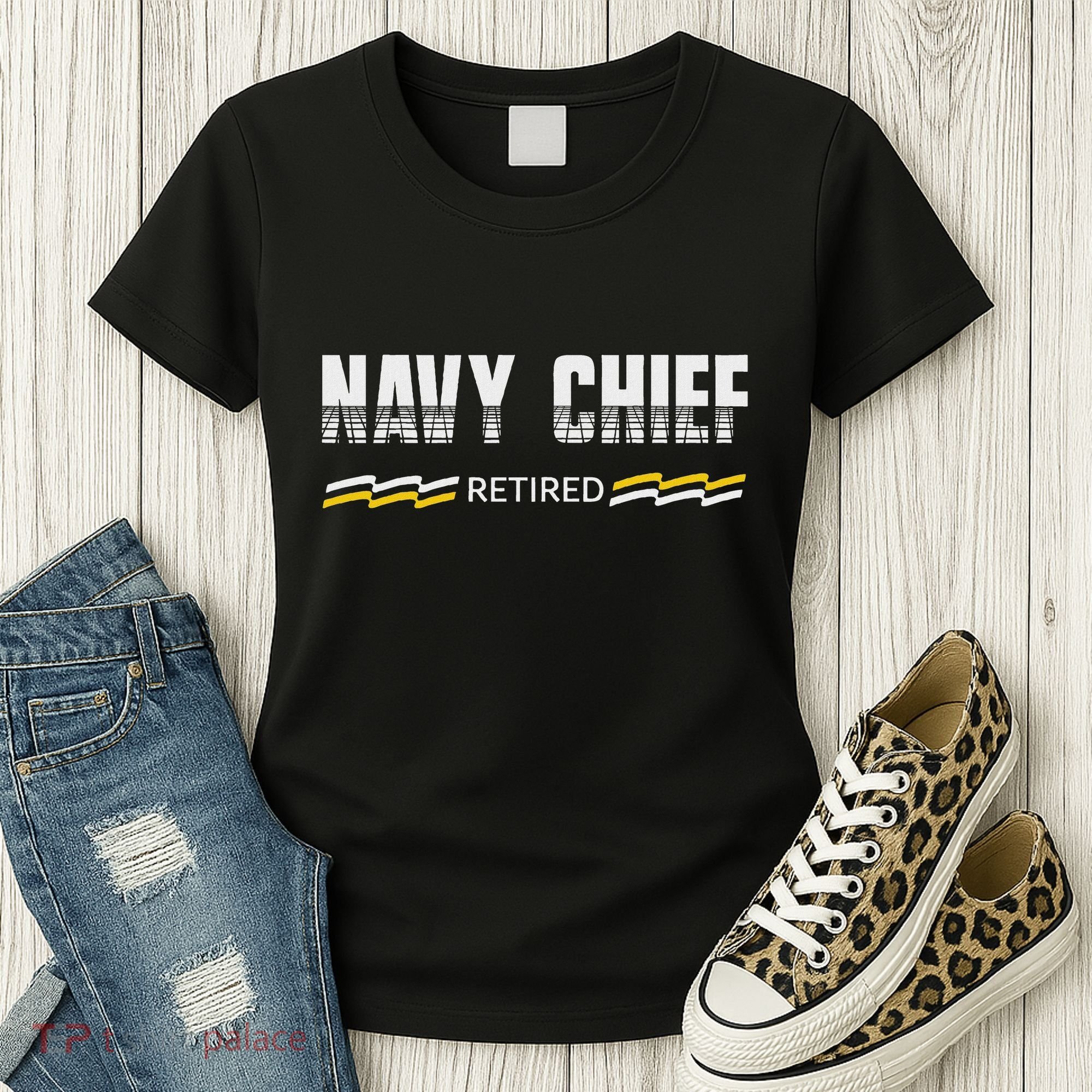 Chief Retired Lines Women's T-Shirt