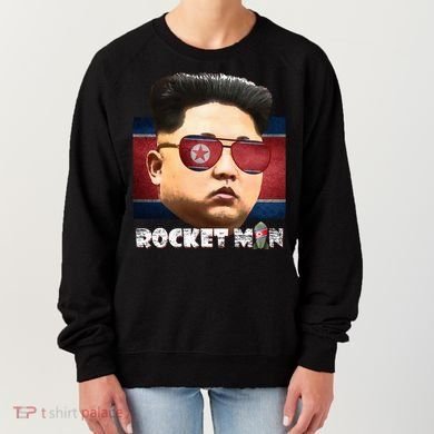 Cool Rocket Man Kim Jong Un Women's Sweatshirt