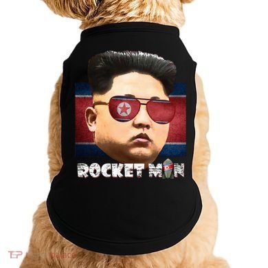 Cool Rocket Man Kim Jong Un Doggie Tank