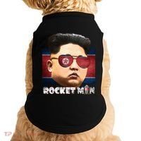 Cool Rocket Man Kim Jong Un Doggie Tank thumb 0