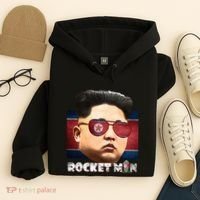 Cool Rocket Man Kim Jong Un Hoodie thumb 4