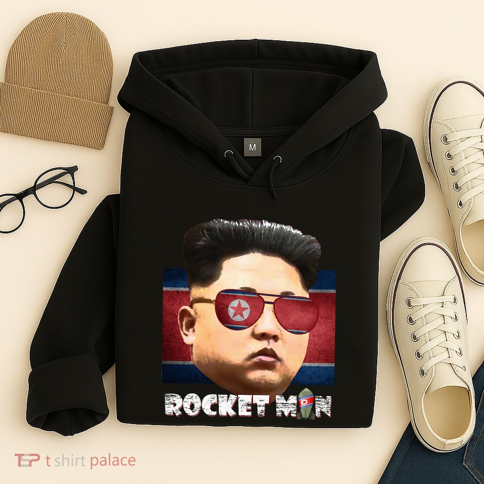 Cool Rocket Man Kim Jong Un Hoodie