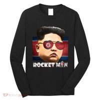 Cool Rocket Man Kim Jong Un Long Sleeve Shirt thumb 0