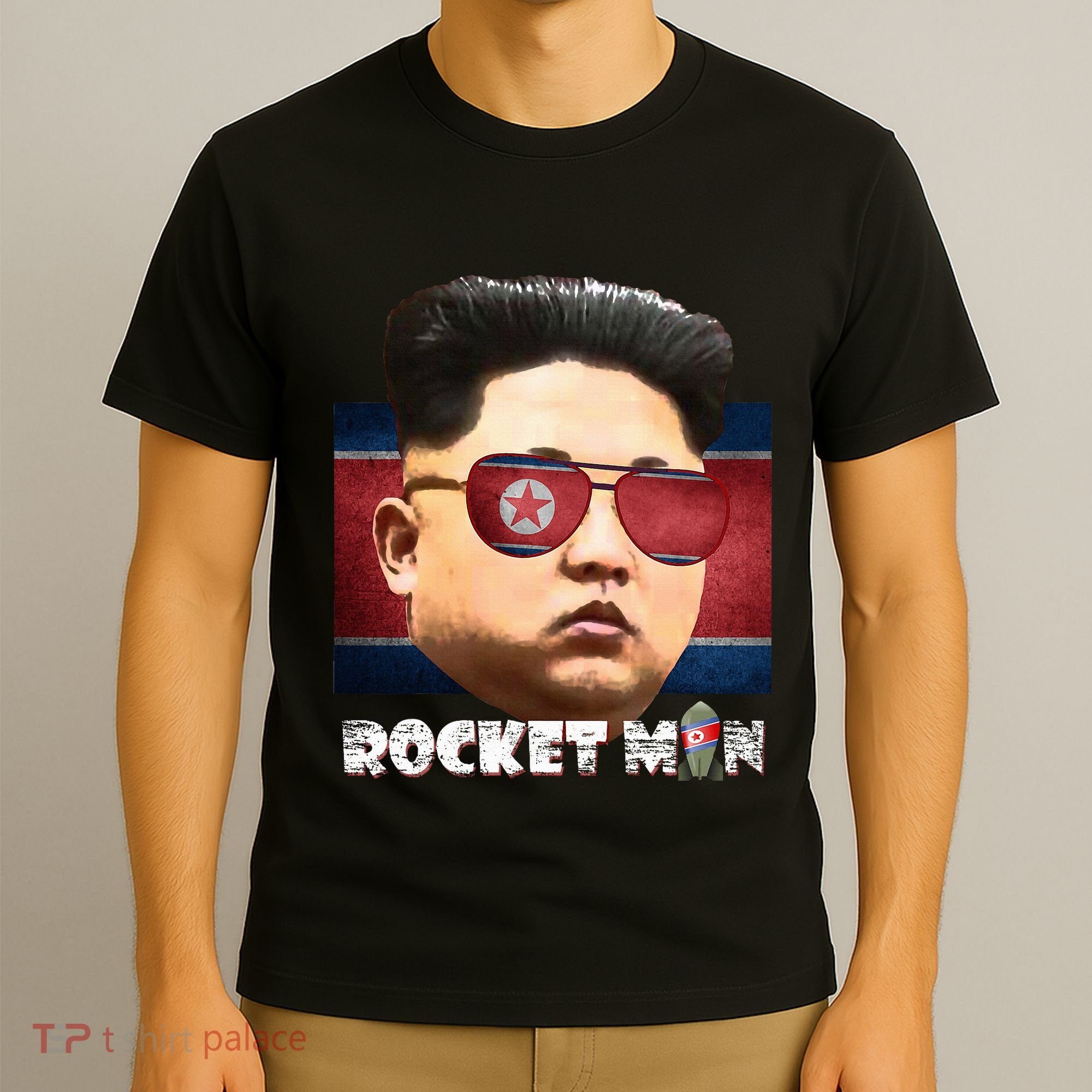Cool Rocket Man Kim Jong Un T-Shirt