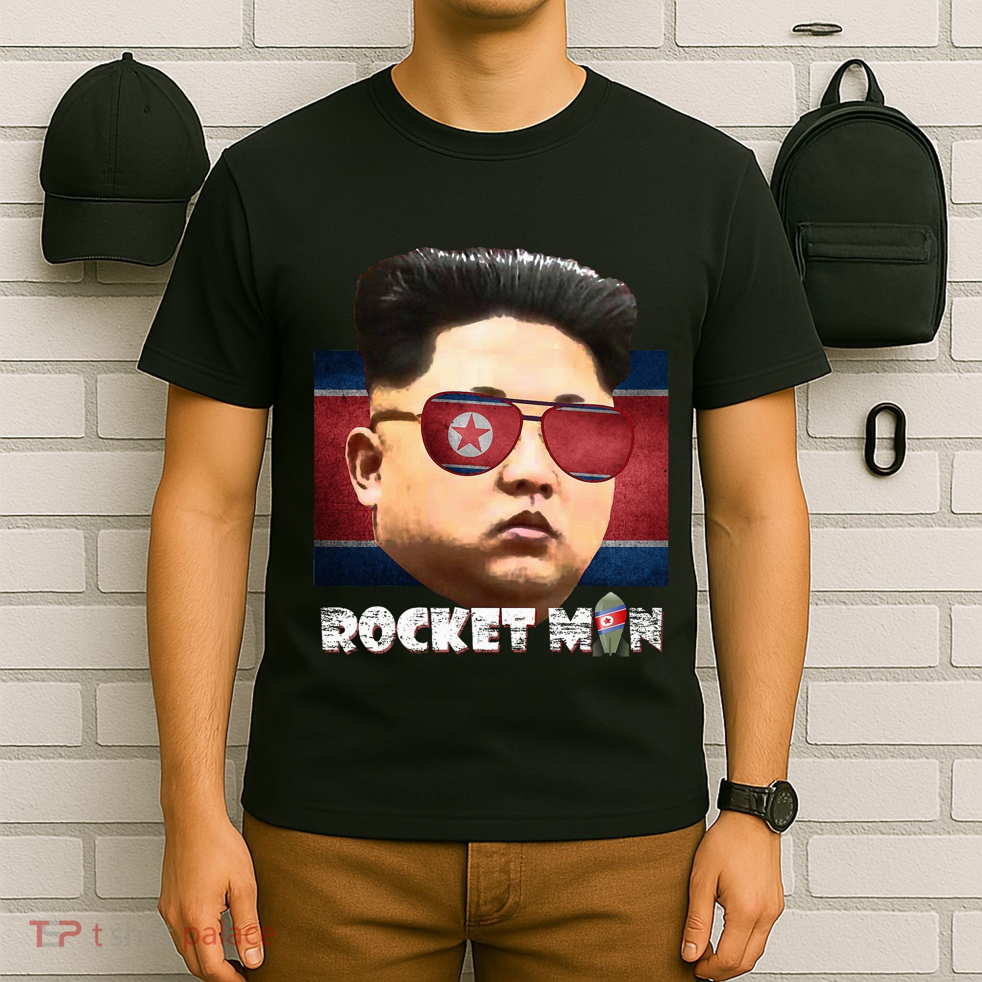 Cool Rocket Man Kim Jong Un T-Shirt