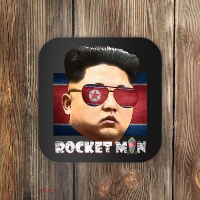 Cool Rocket Man Kim Jong Un Coaster