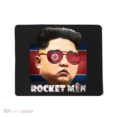 Cool Rocket Man Kim Jong Un Mousepad