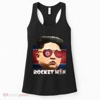 Cool Rocket Man Kim Jong Un Women's Tank Top thumb 0