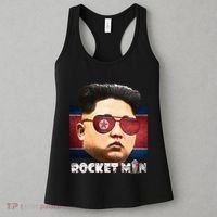 Cool Rocket Man Kim Jong Un Women's Tank Top thumb 3
