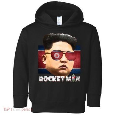 Cool Rocket Man Kim Jong Un Toddler Hoodie