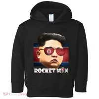 Cool Rocket Man Kim Jong Un Toddler Hoodie thumb 0
