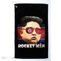 Cool Rocket Man Kim Jong Un Golf Towel thumb 0