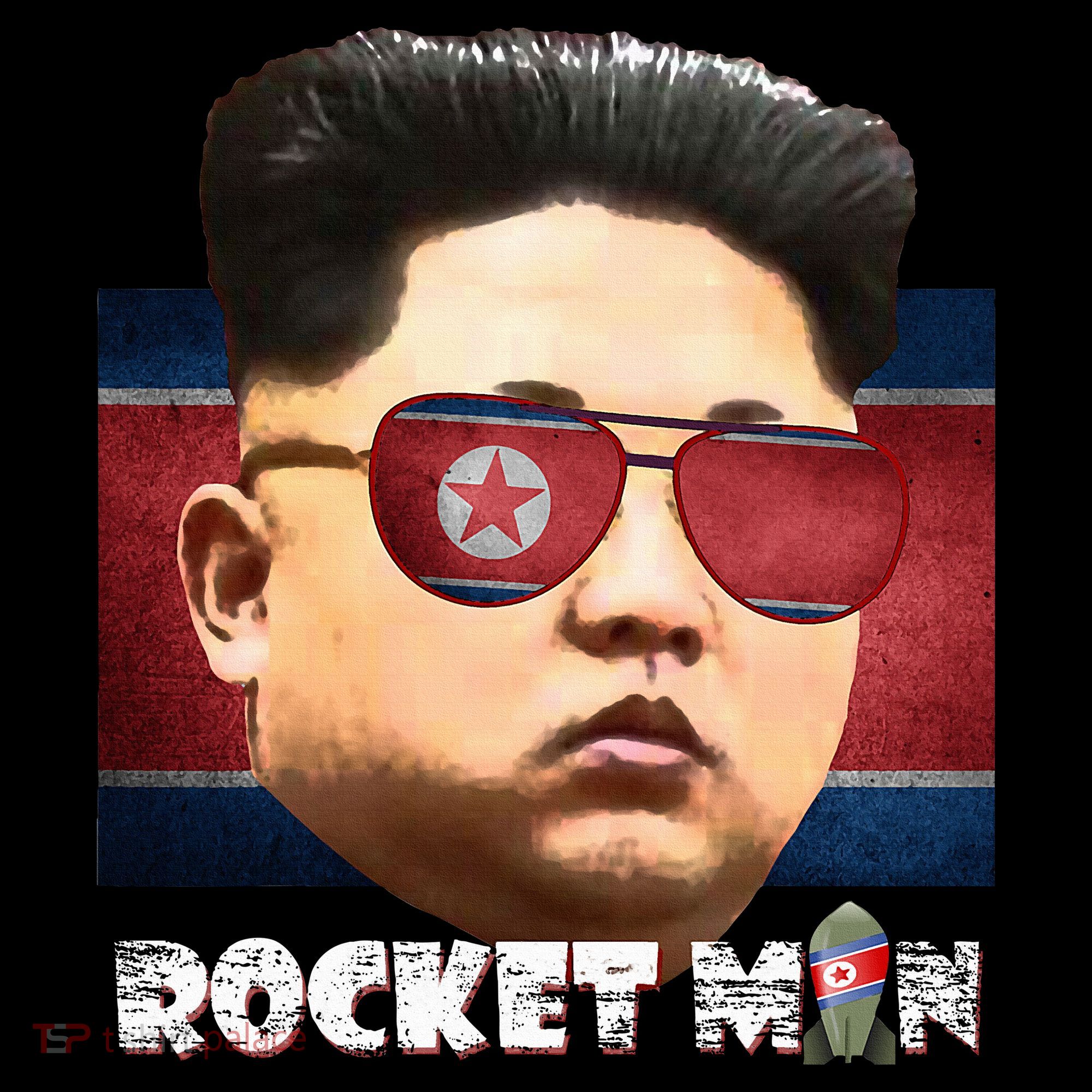 Cool Rocket Man Kim Jong Un Toddler T-Shirt